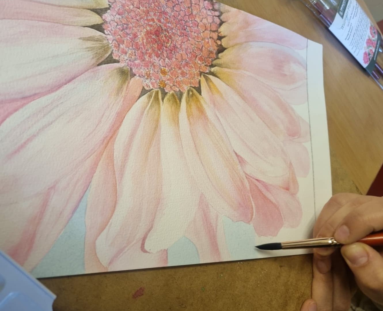 Acuarela creada por una alumna del taller de Josefina Fainé — obra 2