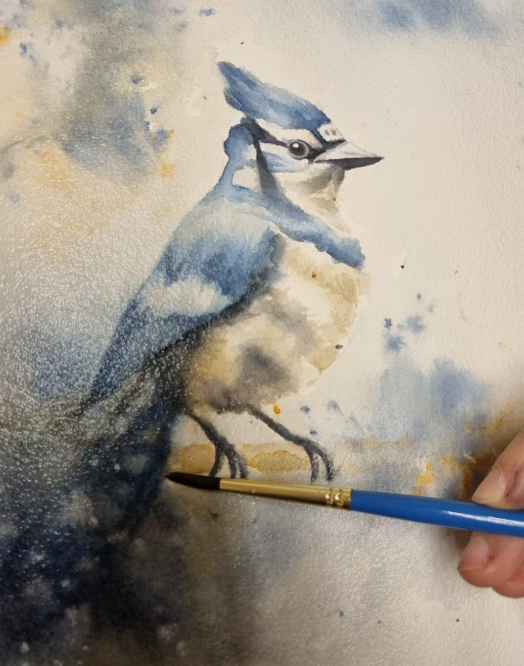 Acuarela creada por una alumna del taller de Josefina Fainé — obra 5